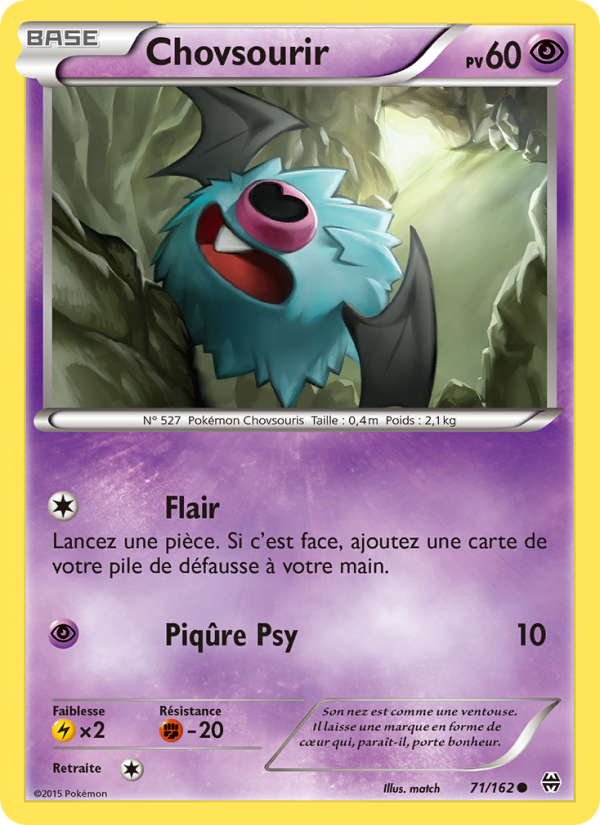 Chovsourir 71 — BREAKthrough (French Pokémon TCG card)