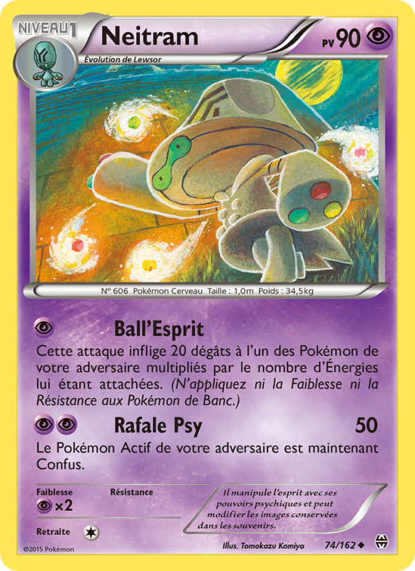 Neitram 74 — BREAKthrough (French Pokémon TCG card)