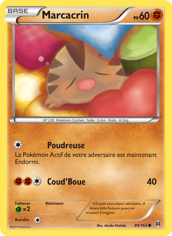 Marcacrin 80 — BREAKthrough (French Pokémon TCG card)