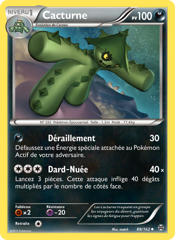 Cacturne 88 — BREAKthrough (French Pokémon TCG card)