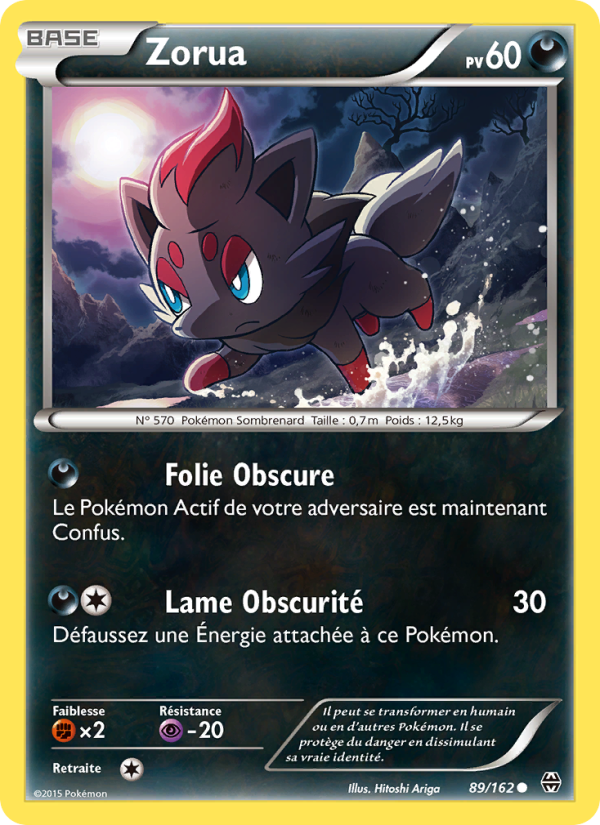 Zorua 89 — BREAKthrough (French Pokémon TCG card)