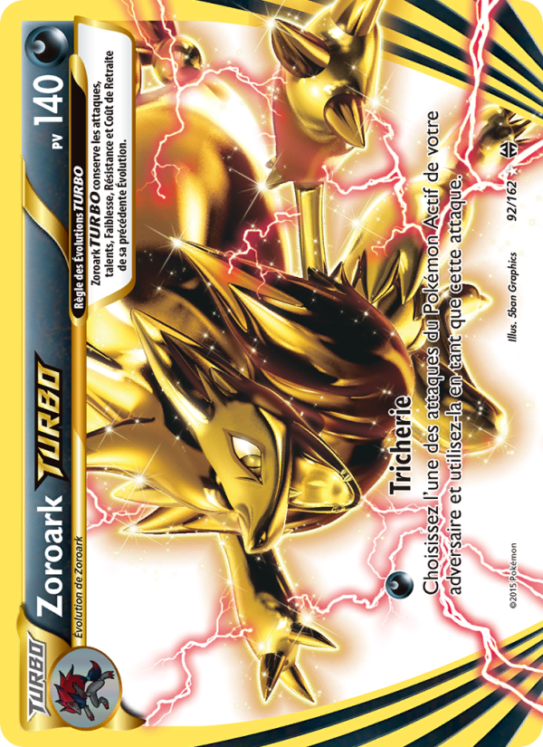 Zoroark TURBO 92 — BREAKthrough (French Pokémon TCG card)
