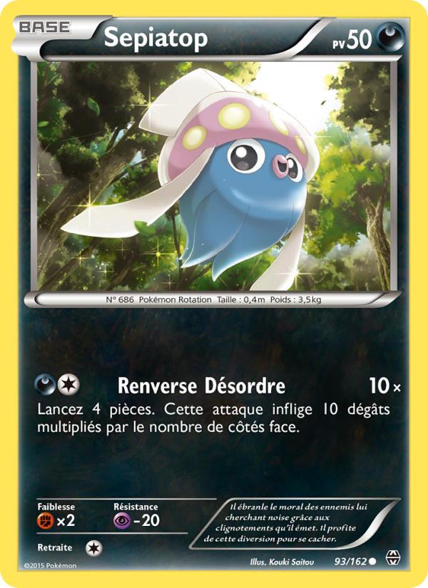 Sepiatop 93 — BREAKthrough (French Pokémon TCG card)