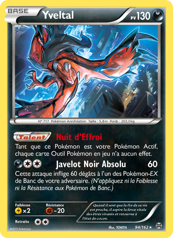 Yveltal 94 — BREAKthrough (French Pokémon TCG card)