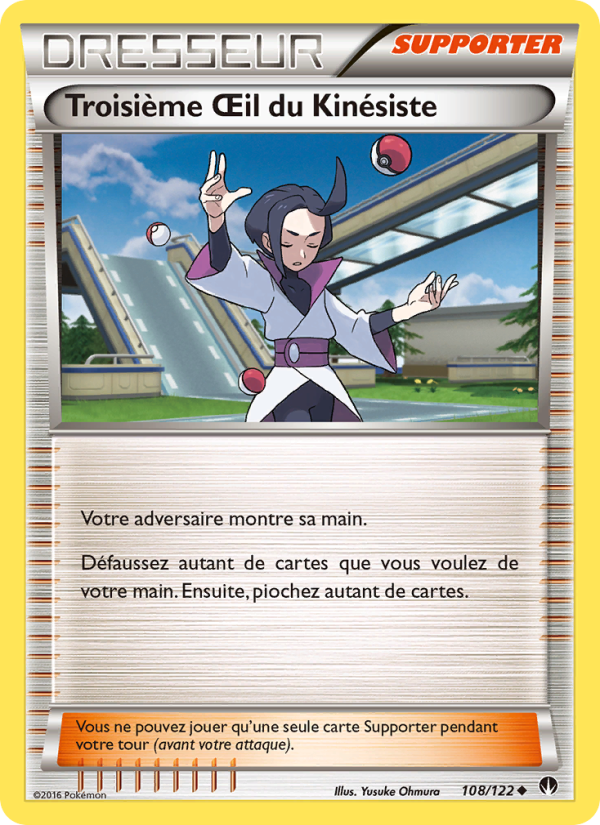 Troisième Œil du Kinésiste 108 — BREAKpoint (French Pokémon TCG card)