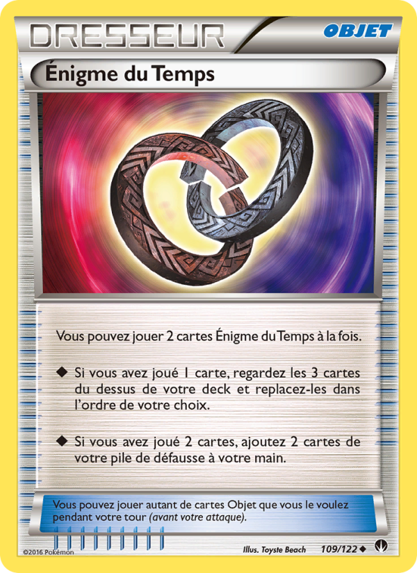 Énigme du Temps 109 — BREAKpoint (French Pokémon TCG card)