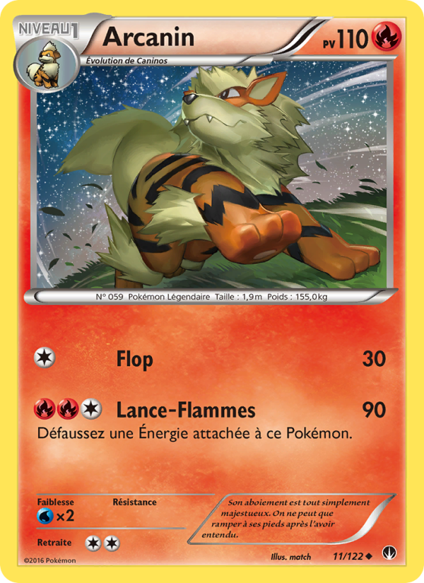 Arcanin 11 — BREAKpoint (French Pokémon TCG card)