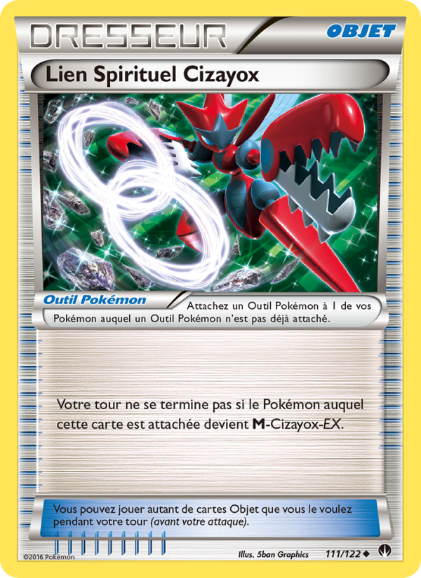 Lien Spirituel Cizayox 111 — BREAKpoint (French Pokémon TCG card)