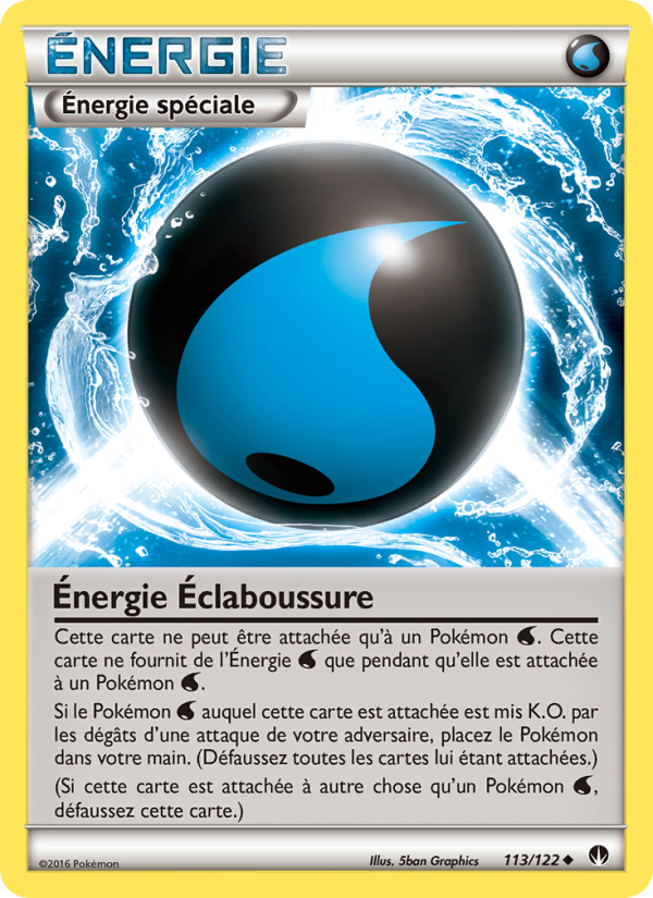 Énergie Éclaboussure 113 — BREAKpoint (French Pokémon TCG card)