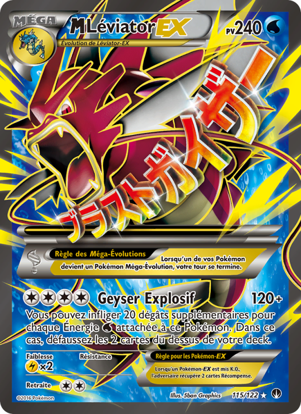 M-Léviator EX 115 — BREAKpoint (French Pokémon TCG card)