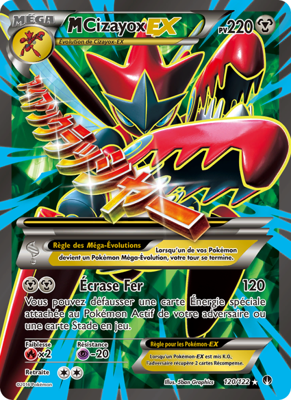 M-Cizayox EX 120 — BREAKpoint (French Pokémon TCG card)