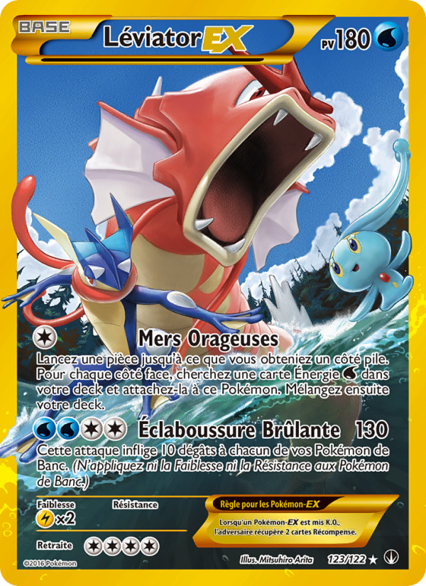 Léviator EX 123 — BREAKpoint (French Pokémon TCG card)