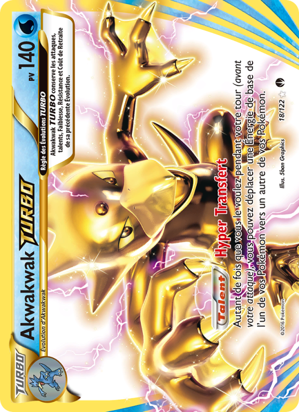 Akwakwak TURBO 18 — BREAKpoint (French Pokémon TCG card)