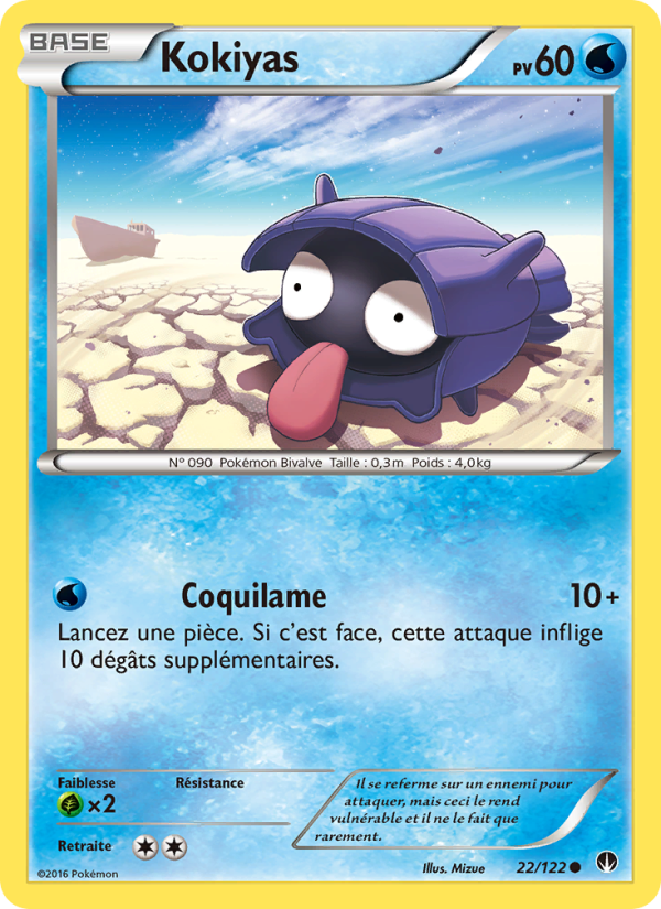 Kokiyas 22 — BREAKpoint (French Pokémon TCG card)