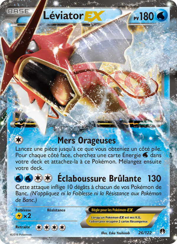 Léviator EX 26 — BREAKpoint (French Pokémon TCG card)