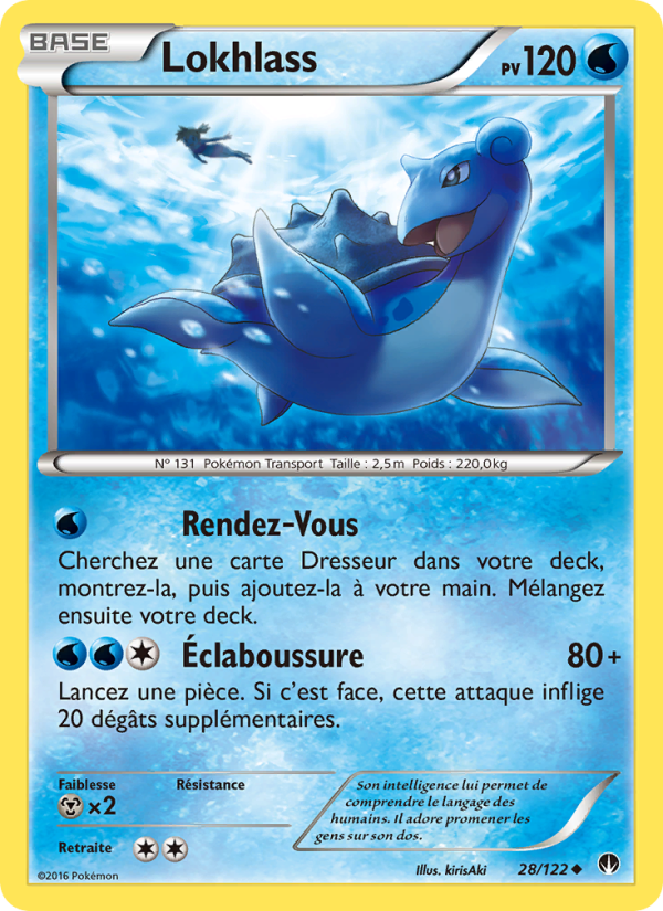 Lokhlass 28 — BREAKpoint (French Pokémon TCG card)