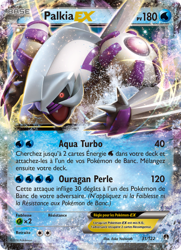 Palkia EX 31 — BREAKpoint (French Pokémon TCG card)
