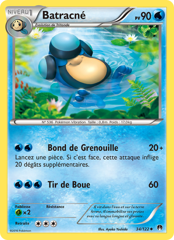 Batracné 34 — BREAKpoint (French Pokémon TCG card)