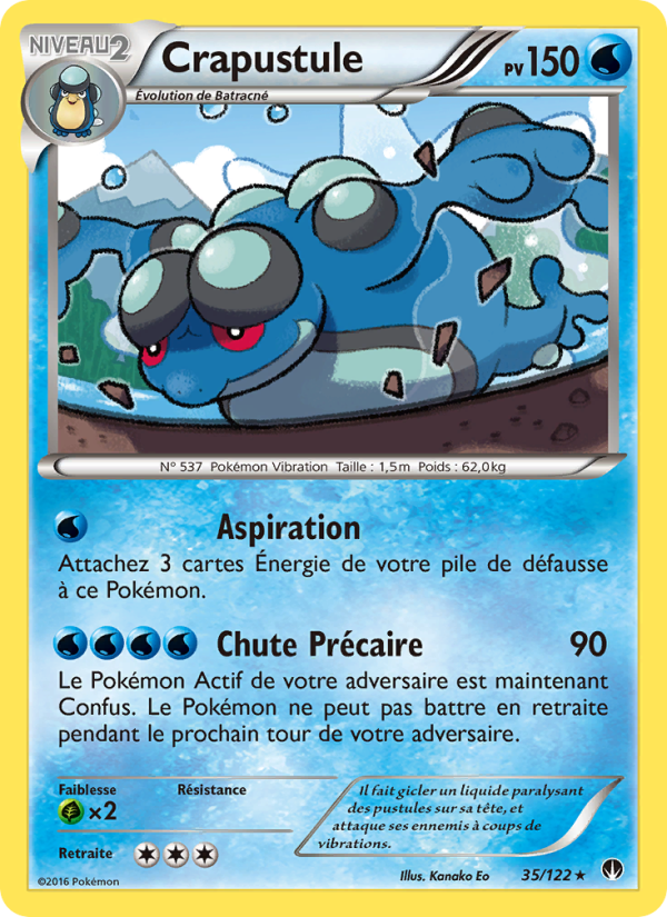 Crapustule 35 — BREAKpoint (French Pokémon TCG card)