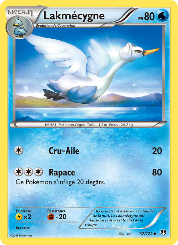 Lakmécygne 37 — BREAKpoint (French Pokémon TCG card)