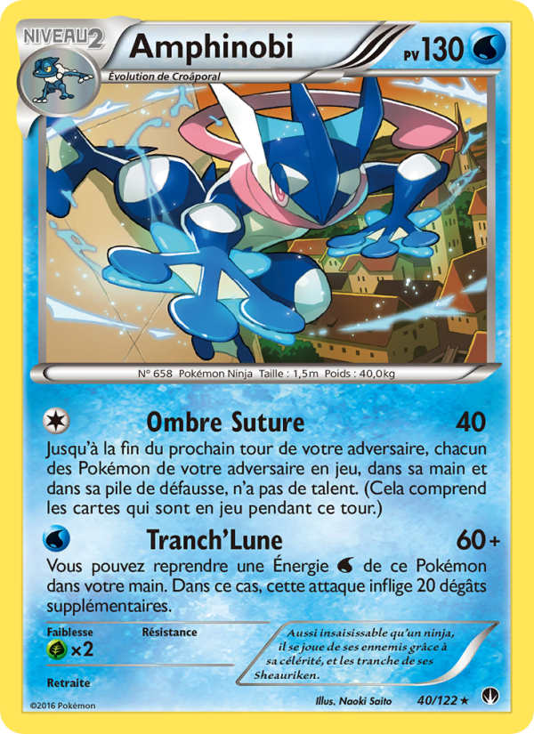 Amphinobi 40 — BREAKpoint (French Pokémon TCG card)