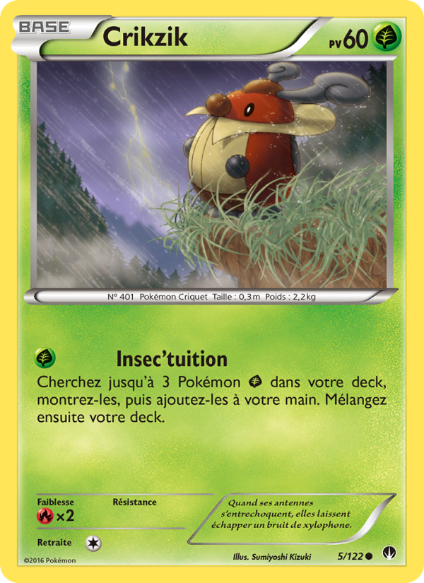 Crikzik 5 — BREAKpoint (French Pokémon TCG card)
