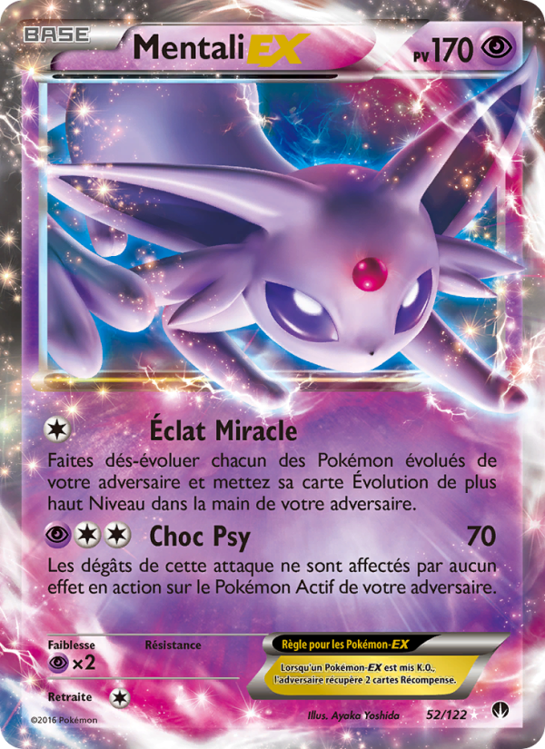 Mentali EX 52 — BREAKpoint (French Pokémon TCG card)