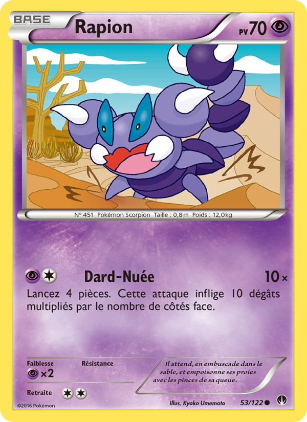Rapion 53 — BREAKpoint (French Pokémon TCG card)