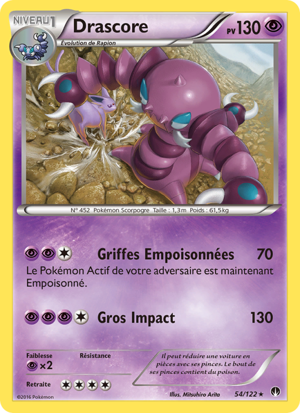 Drascore 54 — BREAKpoint (French Pokémon TCG card)