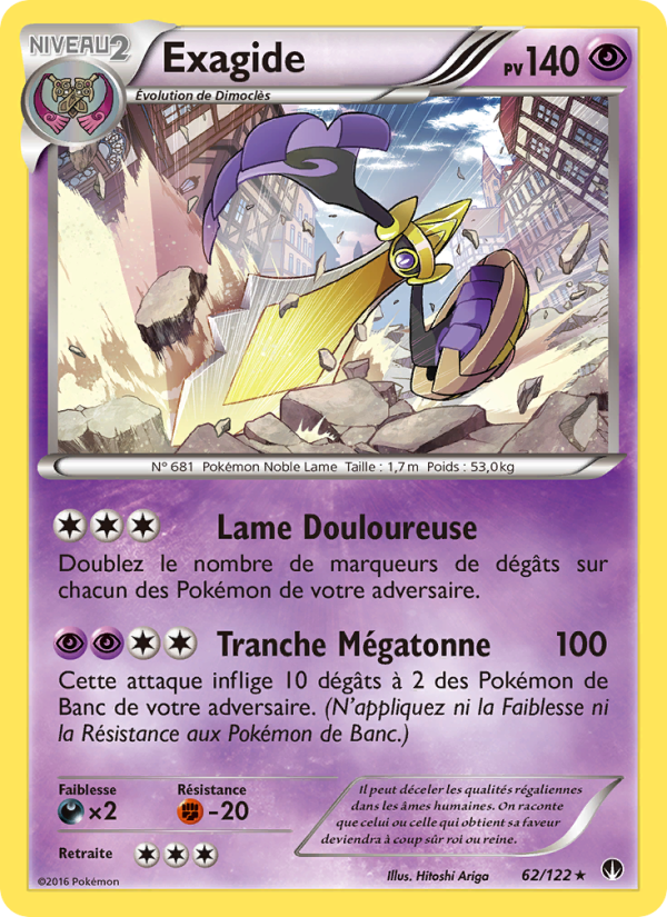 Exagide 62 — BREAKpoint (French Pokémon TCG card)