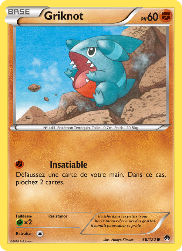 Griknot 68 — BREAKpoint (French Pokémon TCG card)
