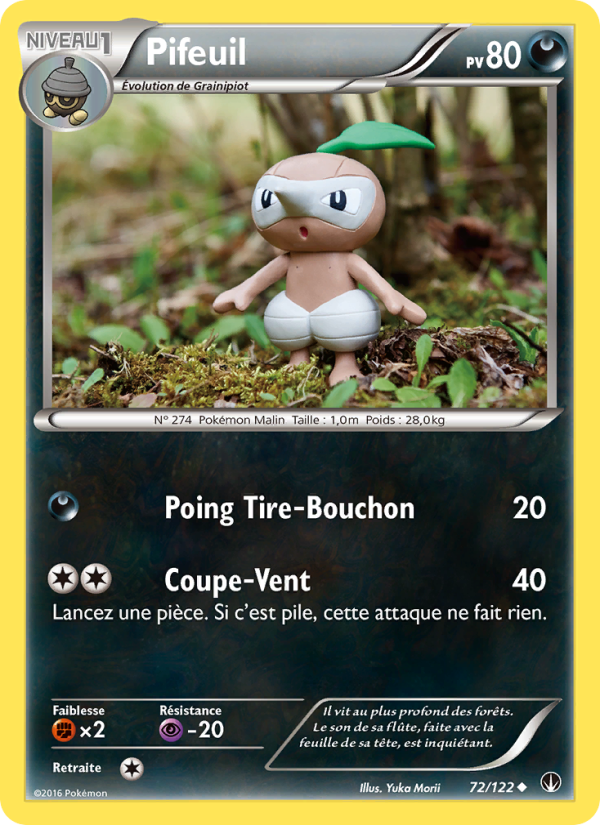 Pifeuil 72 — BREAKpoint (French Pokémon TCG card)