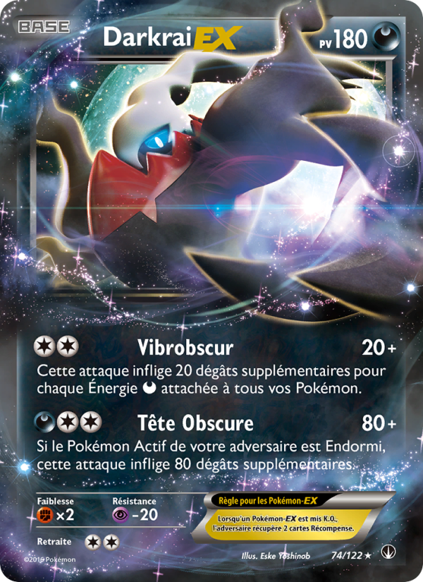 Darkrai EX 74 — BREAKpoint (French Pokémon TCG card)