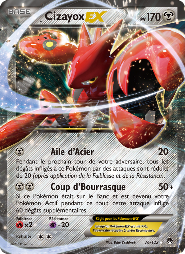 Cizayox EX 76 — BREAKpoint (French Pokémon TCG card)