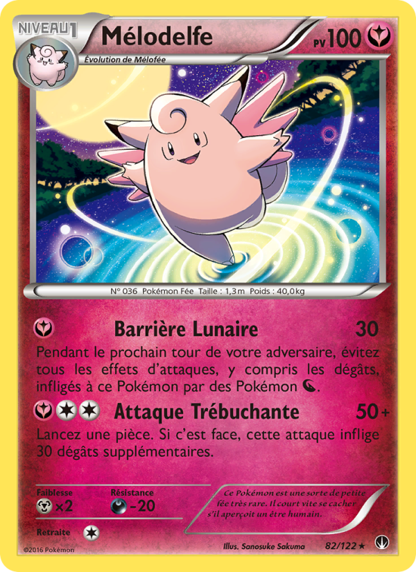 Mélodelfe 82 — BREAKpoint (French Pokémon TCG card)