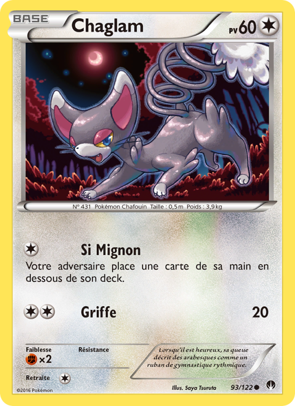 Chaglam 93 — BREAKpoint (French Pokémon TCG card)