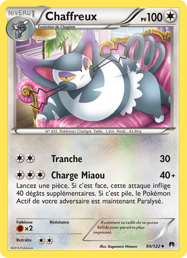 Chaffreux 94 — BREAKpoint (French Pokémon TCG card)