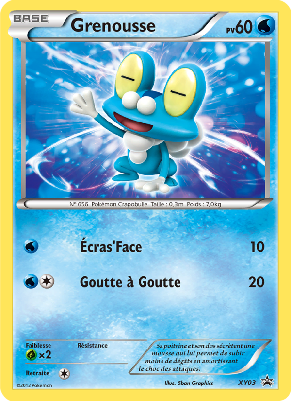 Grenousse XY03 — XY Promos (French Pokémon TCG card)
