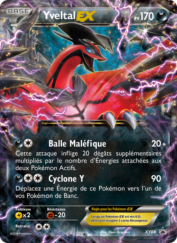Yveltal EX XY08 — XY Promos (French Pokémon TCG card)