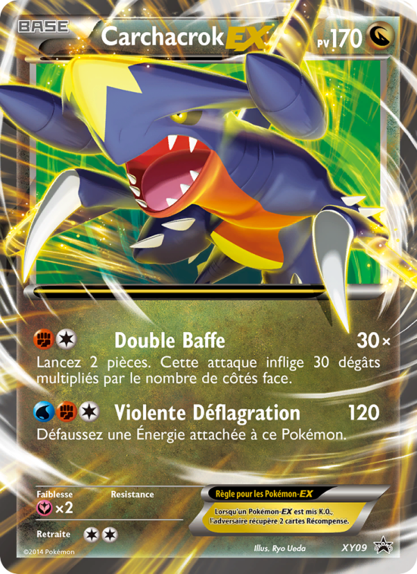 Carchacrok EX XY09 — XY Promos (French Pokémon TCG card)