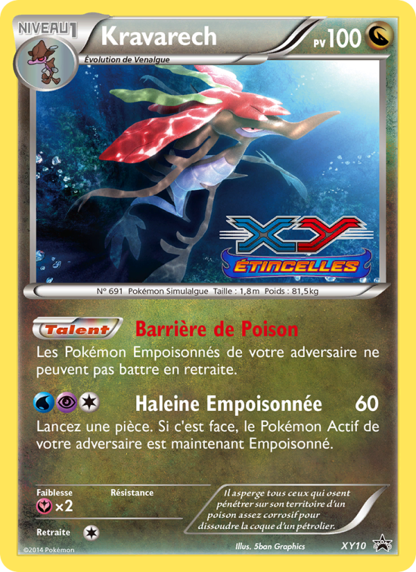 Kravarech XY10 — XY Promos (French Pokémon TCG card)