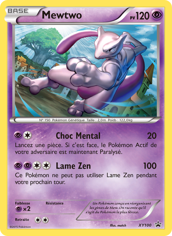 Mewtwo XY100 — XY Promos (French Pokémon TCG card)