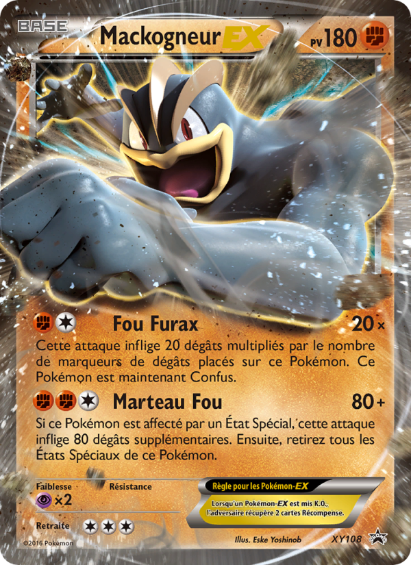 Mackogneur EX XY108 — XY Promos (French Pokémon TCG card)