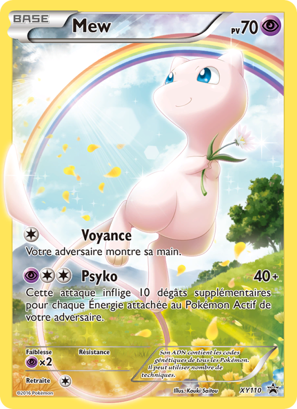 Mew XY110 — XY Promos (French Pokémon TCG card)