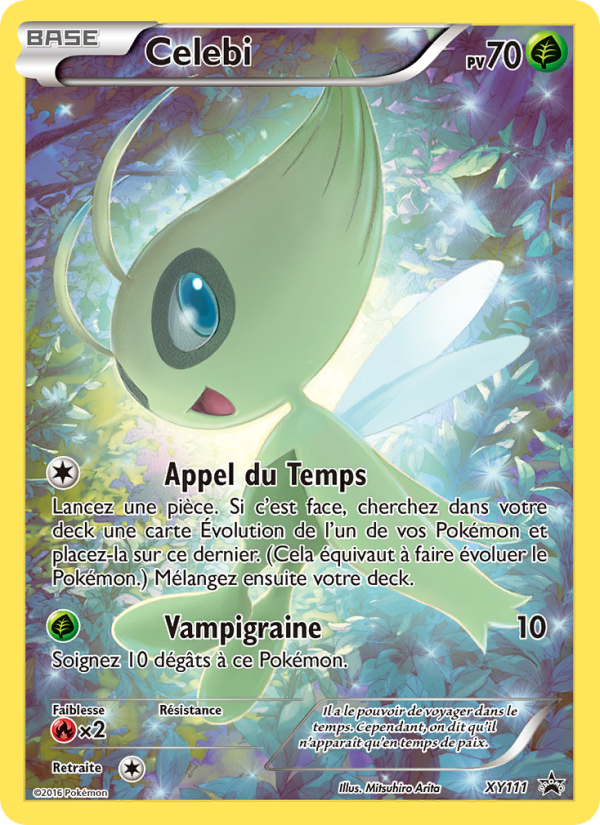 Celebi XY111 — XY Promos (French Pokémon TCG card)