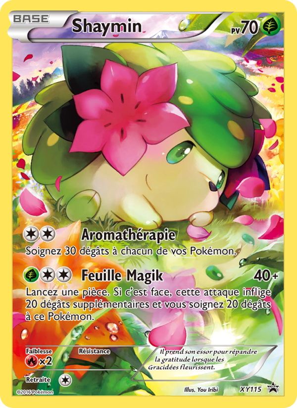 Shaymin XY115 — XY Promos (French Pokémon TCG card)