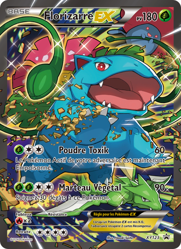 Florizarre EX XY123 — XY Promos (French Pokémon TCG card)