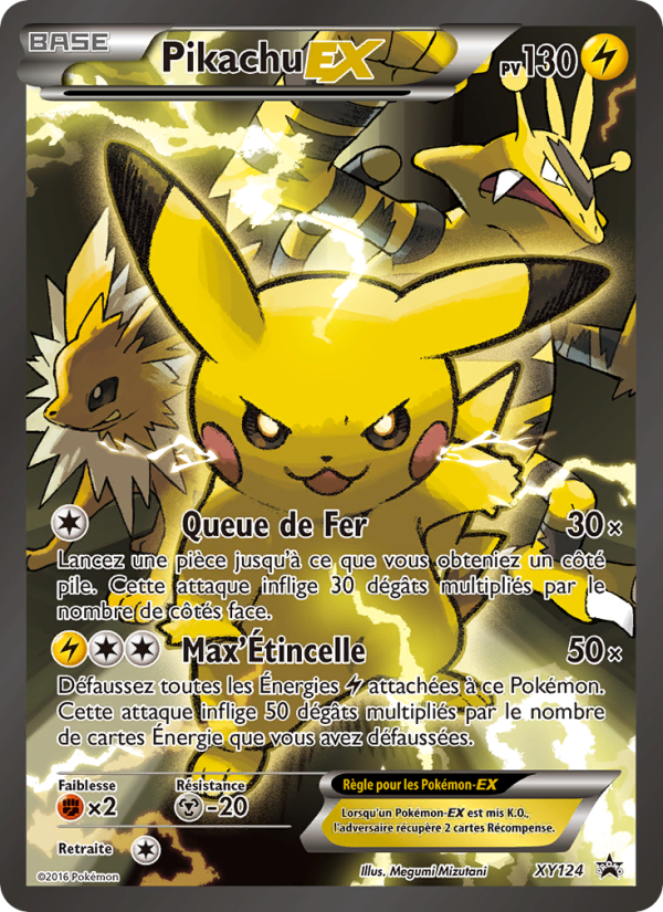 Pikachu EX XY124 — XY Promos (French Pokémon TCG card)