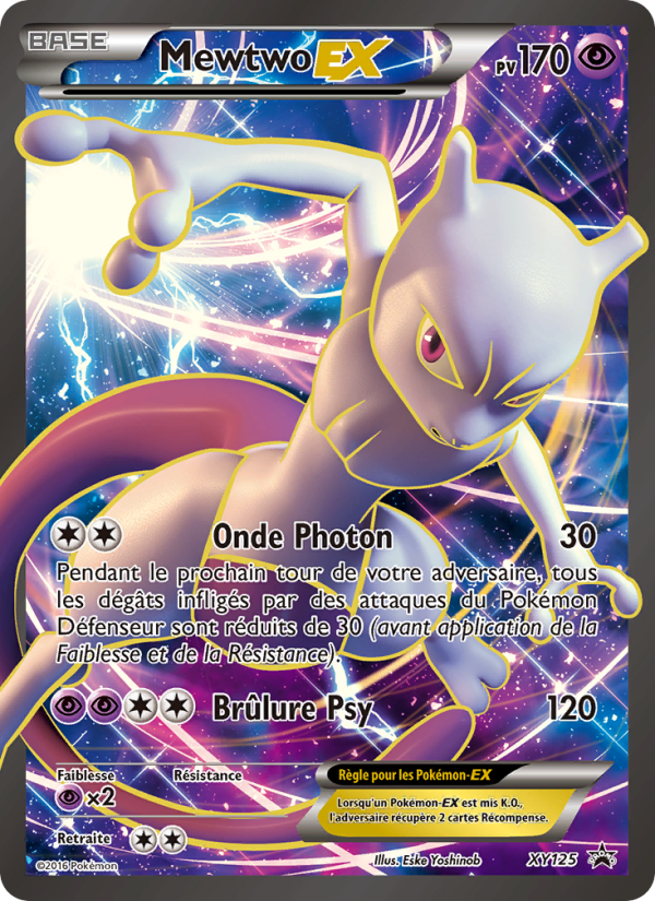 Mewtwo-EX XY125 — XY Promos (French Pokémon TCG card)