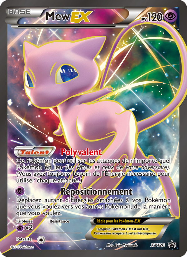 Mew-EX XY126 — XY Promos (French Pokémon TCG card)
